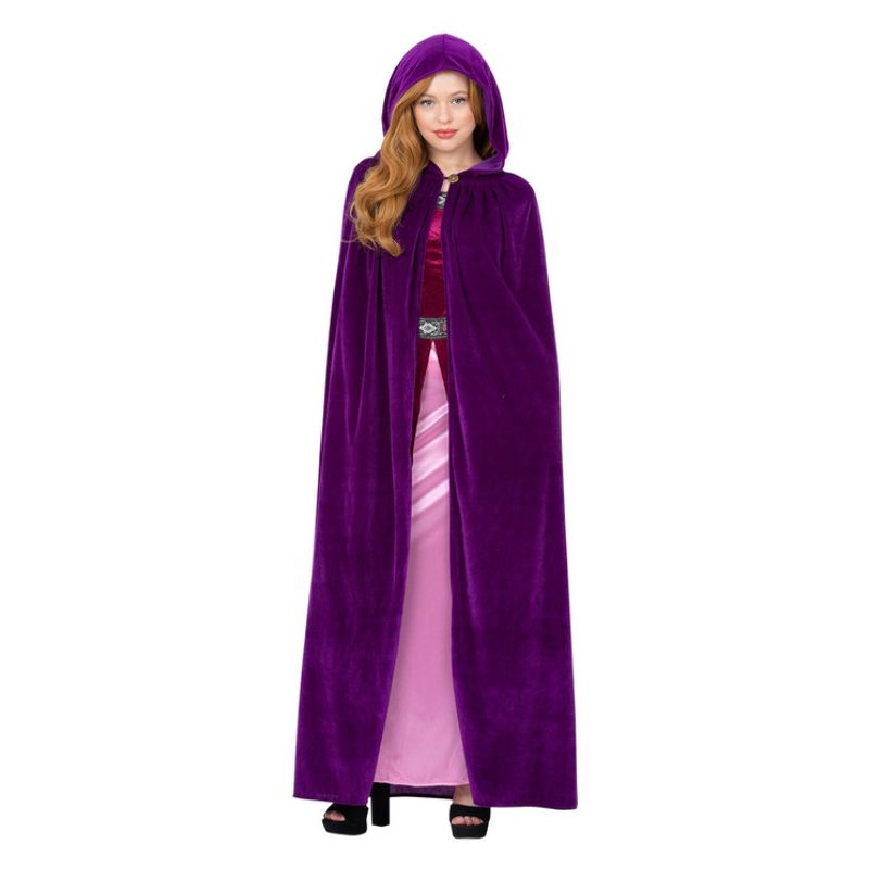 Deluxe Cloak Amethyst Purple Adults Adult_1