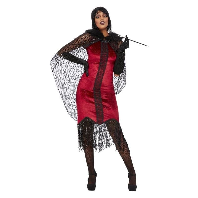 Deluxe Vampire Flapper Costume Red_1