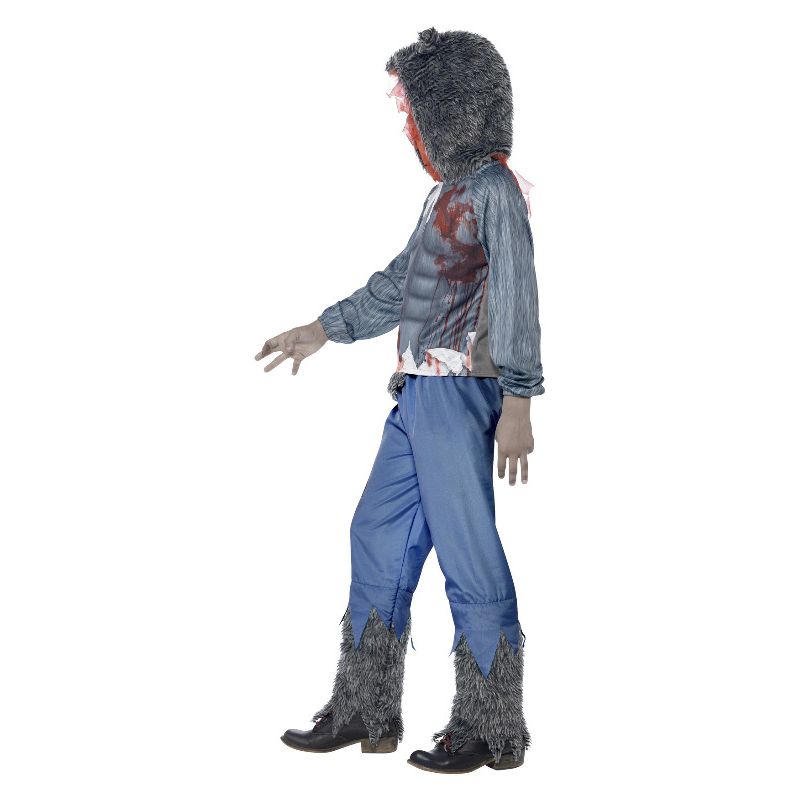 Deluxe Wolf Warrior Costume Grey Child_3