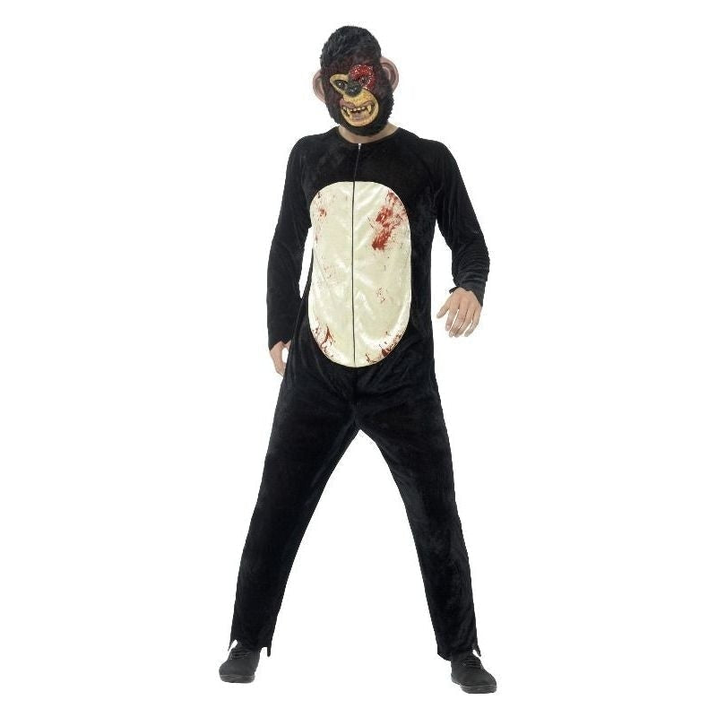 Deluxe Zombie Chimp Costume Adult Black_2