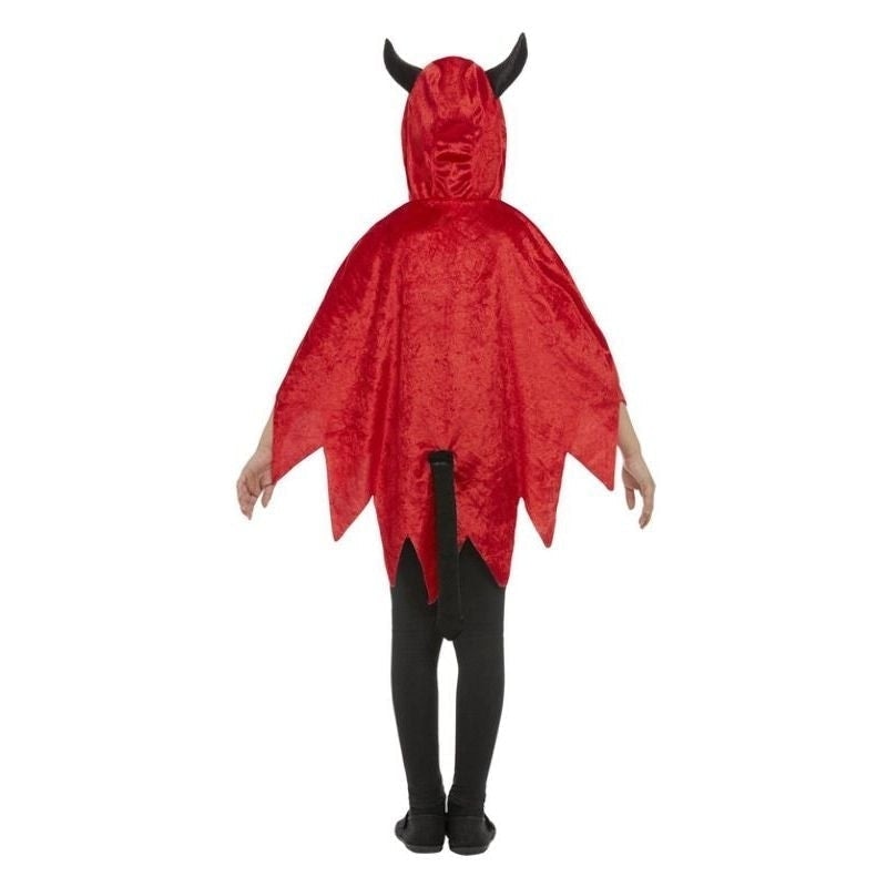 Devil Hooded Cape Child Red_2