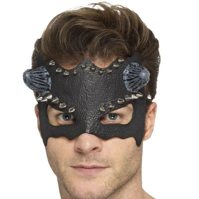 Devil Studded Eyemask Adult Black_1