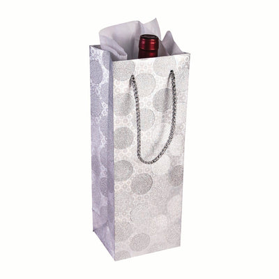 Diamond Wine Bag Silver Dots_1