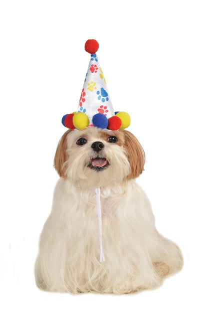 Dogs Paw Print Bday Hat for Pets_1