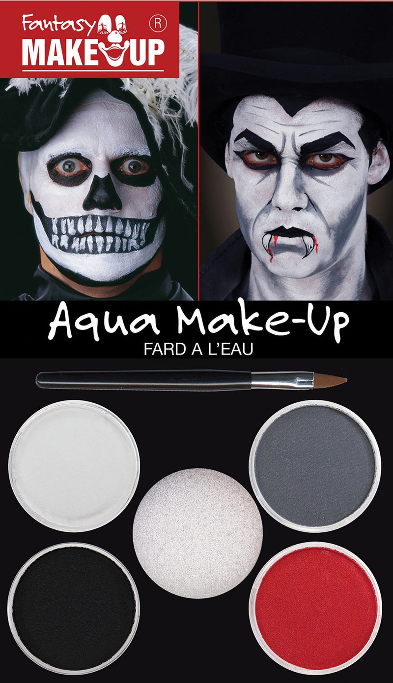 Dracula Skull Aqua Make Up Unisex_1