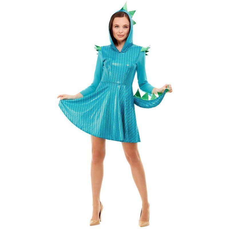 Dragon Costume Adult Blue_1