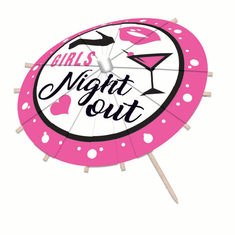 Drink Umbrella Girls Night Out Pack of 12 Cocktail Decoration_1