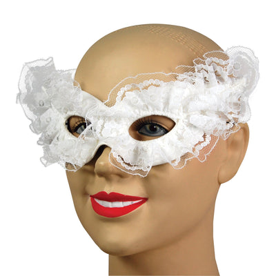 Venetian Carnival Mask White Eye Masks Unisex_1 EM224