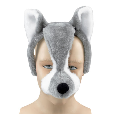Wolf Mask On Headband + Sound Eye Masks Unisex_1 EM253