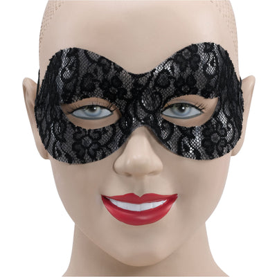 Black Lace Domino Eye Mask Masks Unisex_1 EM362