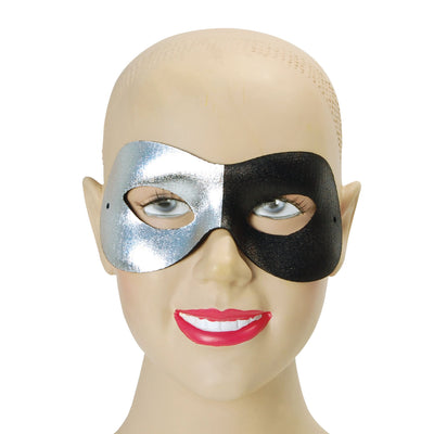 Split Silver Black Eye Masks Unisex_1 EM396