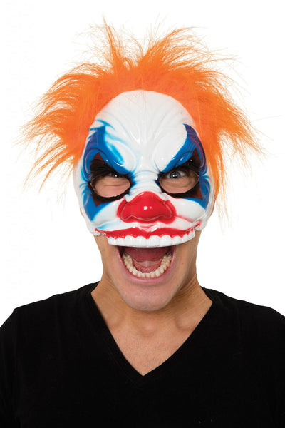 Clown Half Face Glasses Frame Mask With Hair Eye Masks Male_1 EM773