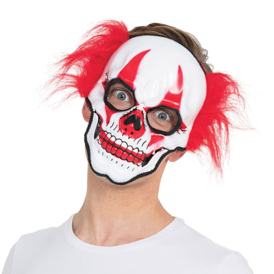 Horror Clown Skull Mask G F Eye Masks H B = Headband Glasses Frame Male_1 EM798