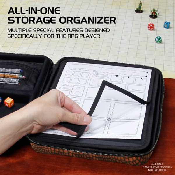 Enhance Tabletop RPGs RPG Organizer Case Collector&