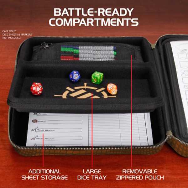 Enhance Tabletop RPGs RPG Organizer Case Collector&