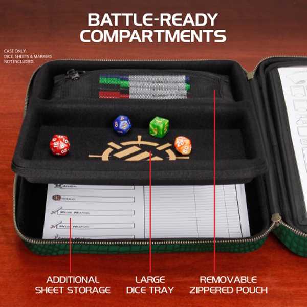 Enhance Tabletop RPGs RPG Organizer Case Collector&