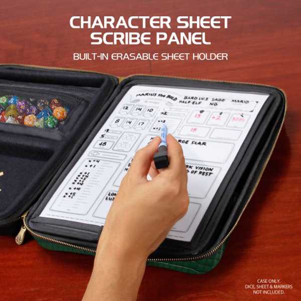 Enhance Tabletop RPGs RPG Organizer Case Collector&