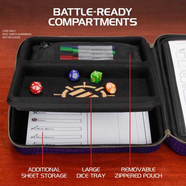 Enhance Tabletop RPGs RPG Organizer Case Collector&