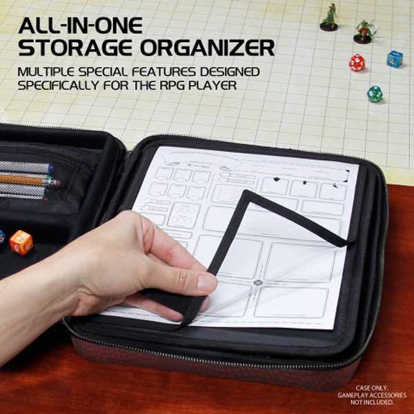 Enhance Tabletop RPGs RPG Organizer Case Collector&