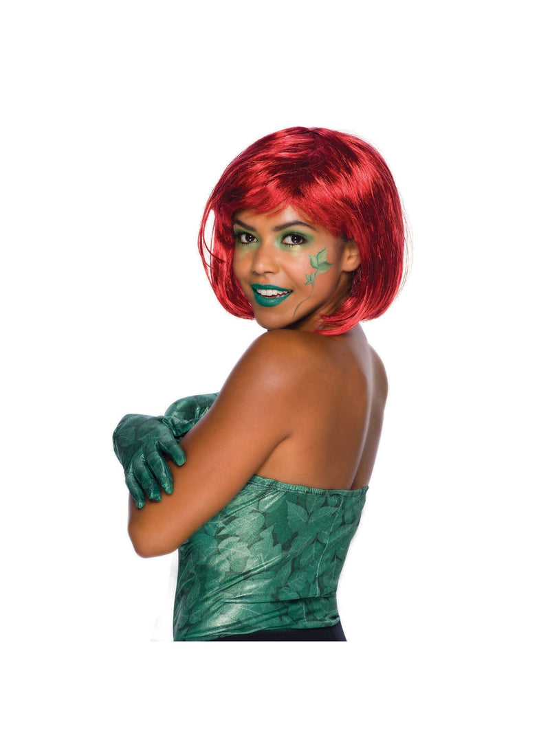 Elegant Red Bob Wig for Women_3