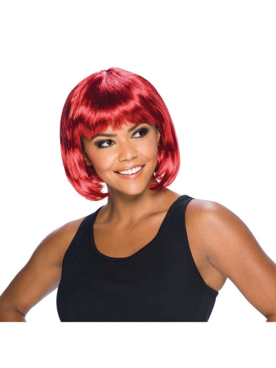 Elegant Red Bob Wig for Women_1