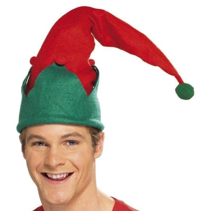 Elf Hat Adult Red_1