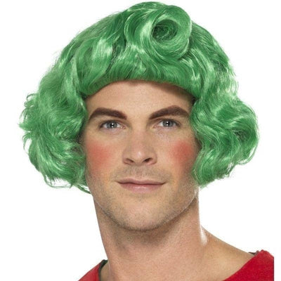 Elf Wig Adult Green Oompa Loompa_1