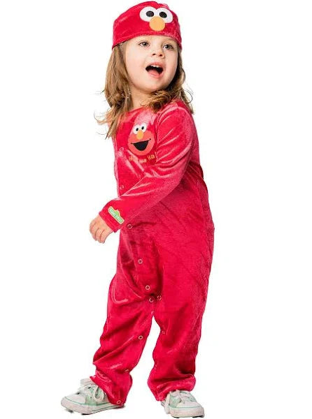 Size Chart Elmo Infant Costume Sesame Street Red Jumpsuit