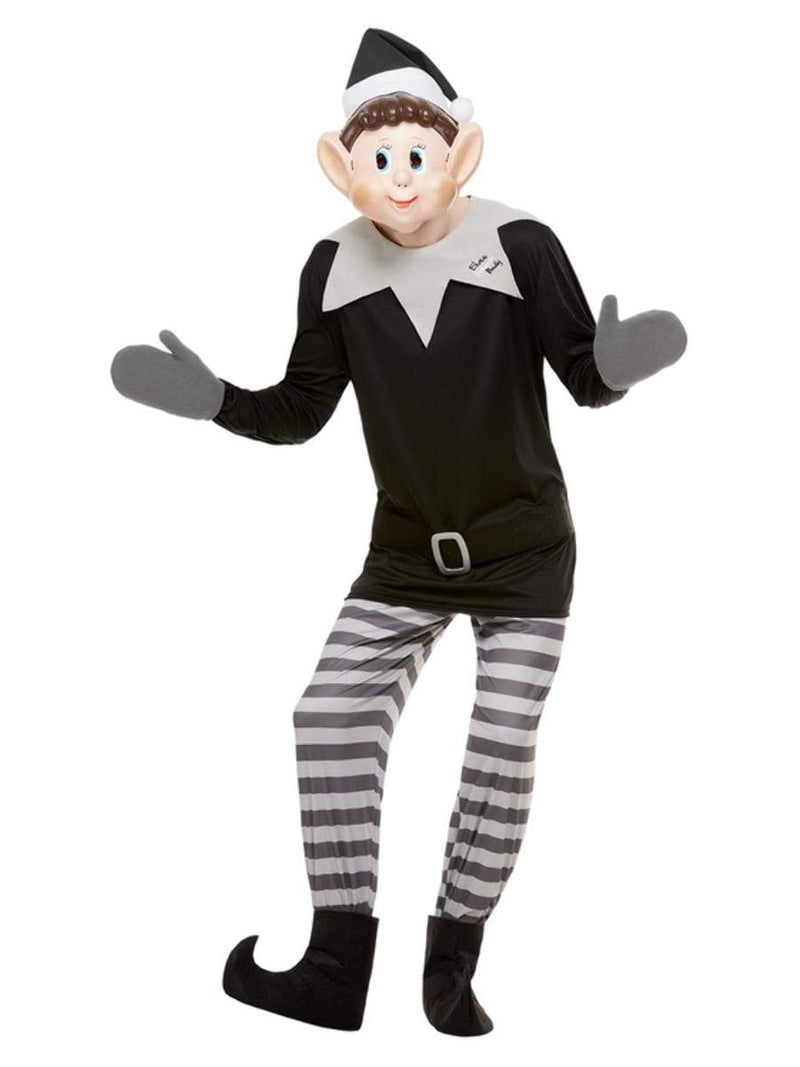 Elves Behavin Badly Bad Elf Costume Adult Grey Black_4