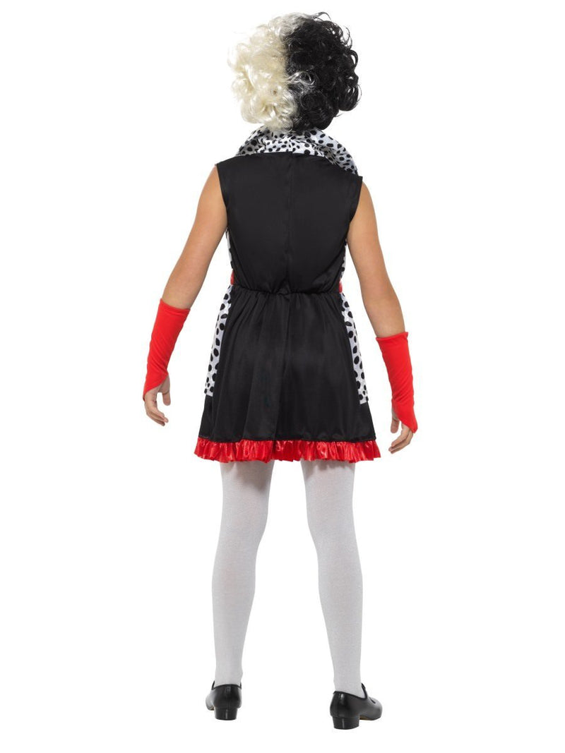 Evil Little Madame Costume Kids Black White_3