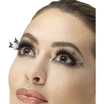 Eyelashes Winged Butterfly Adult Black_1