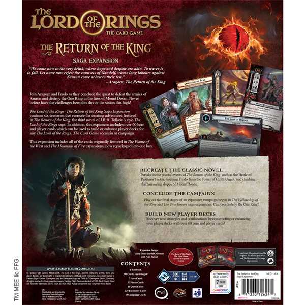 The Return of the King Saga Expansion: The Lord of the Rings LCG