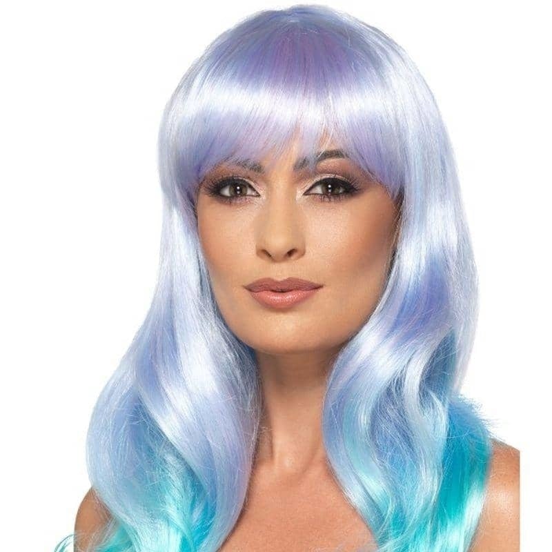 Fashion Unicorn Pastel Wig Wavy Long Adult Multi_1