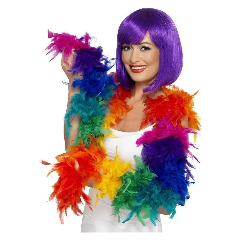 Size Chart Feather Boa 80g Adult Rainbow