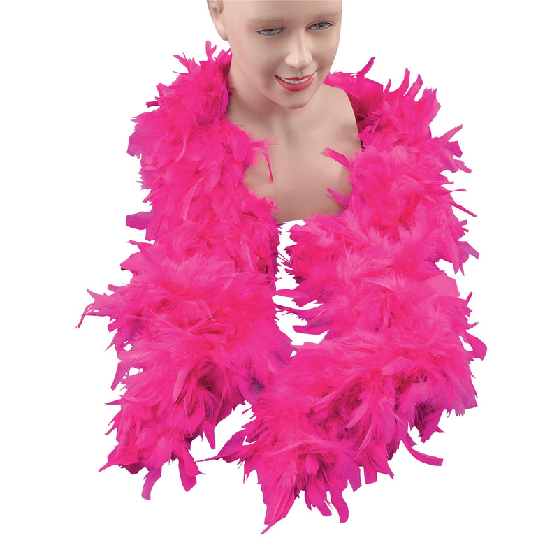 Feather Boa Cyclamen Costume Accessories Unisex_1