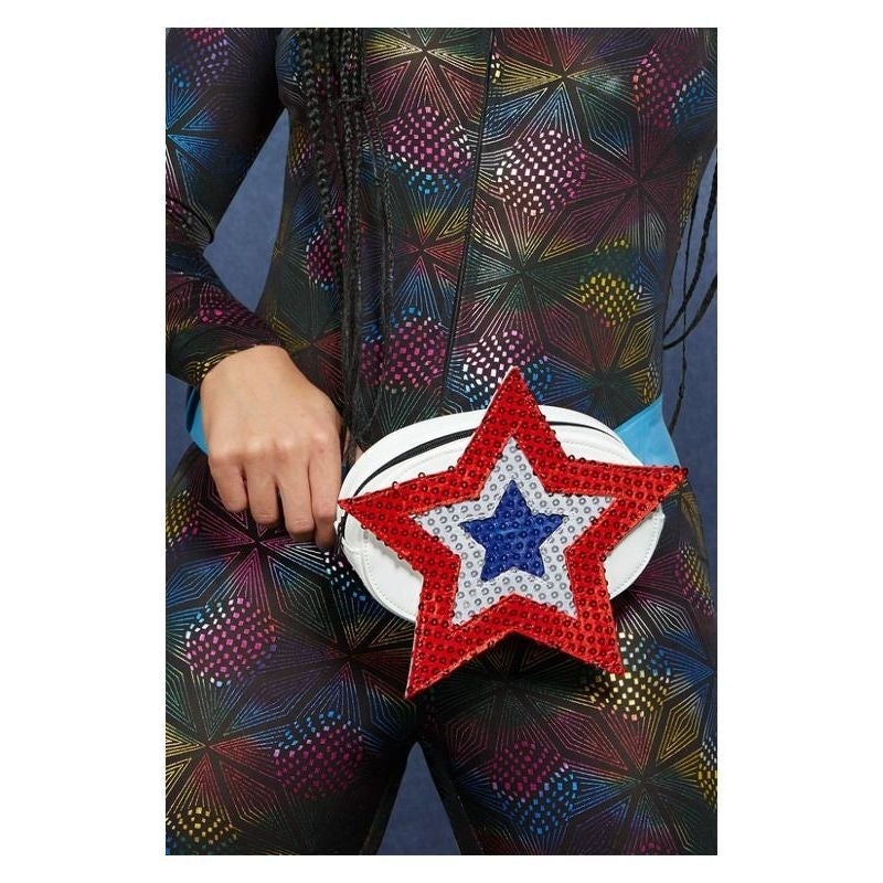 Fever Americana Sequin Star Bum Bag Blue