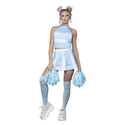 Fever Angel Cheerleader Costume Blue_1