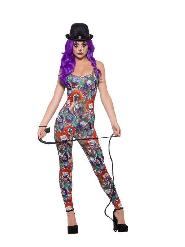 Fever Creepy Clown Costume Adult Multi_1