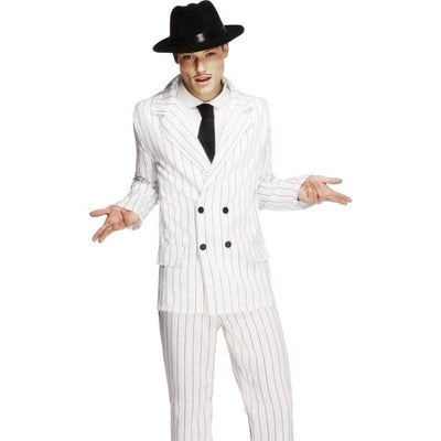 Fever Gangster Costume Adult White_1