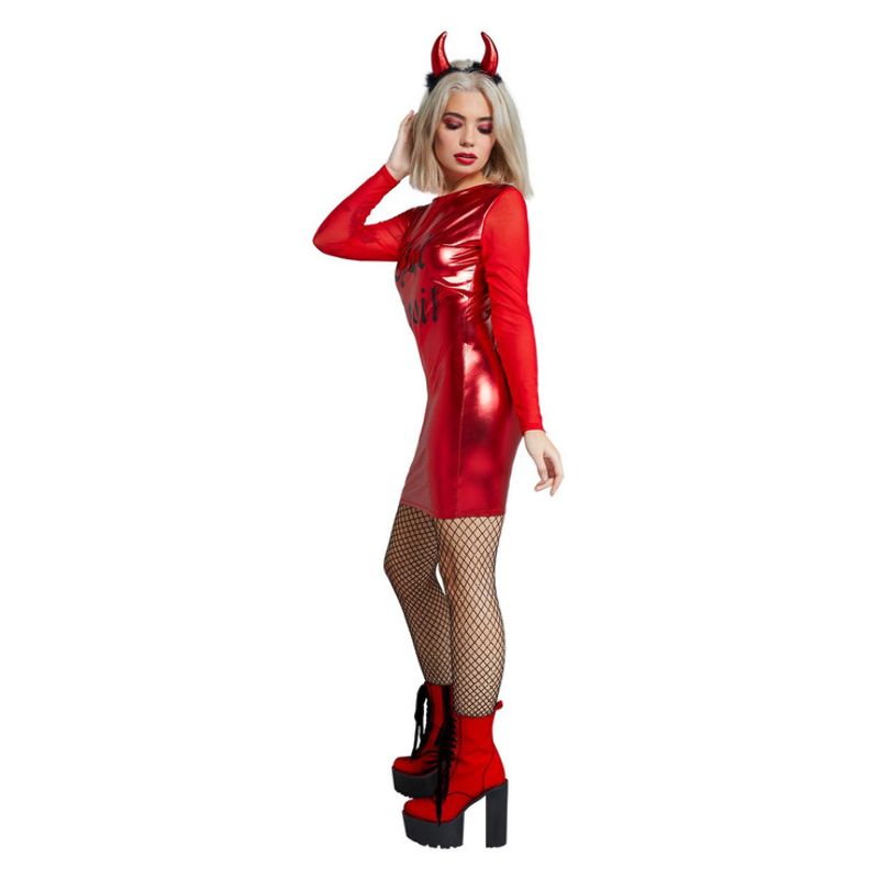 Fever Hot Devil Witch Costume Red Adult_4