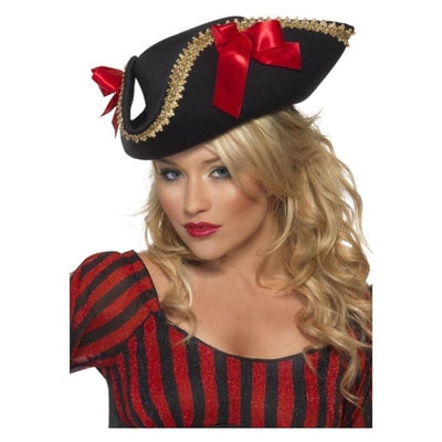 Fever Pirate Hat Adult Black_1