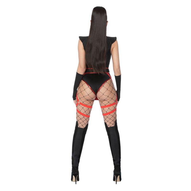 Fever Scarlet Ninja Costume Adult Black_2