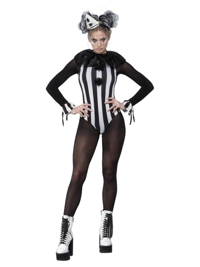 Fever Vintage Pierrot Clown Costume Adult Black_2