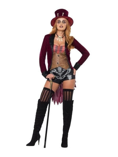 Fever Voodoo Costume Adult Black Red_1