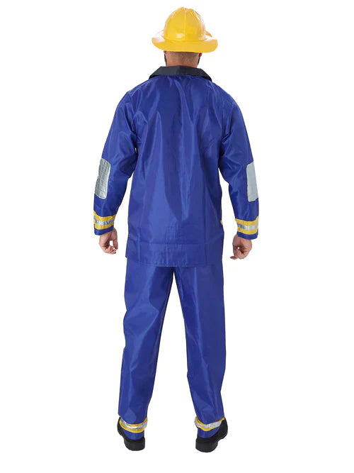 Fireman Costume Mens Firefighter Overalls_5