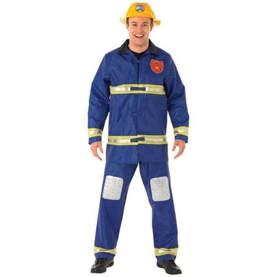 Fireman Costume Mens Firefighter Overalls_1