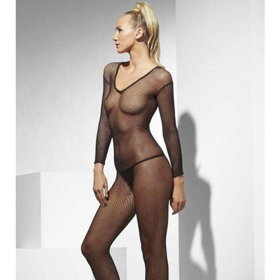 Fishnet Body Stocking Adult Black_1