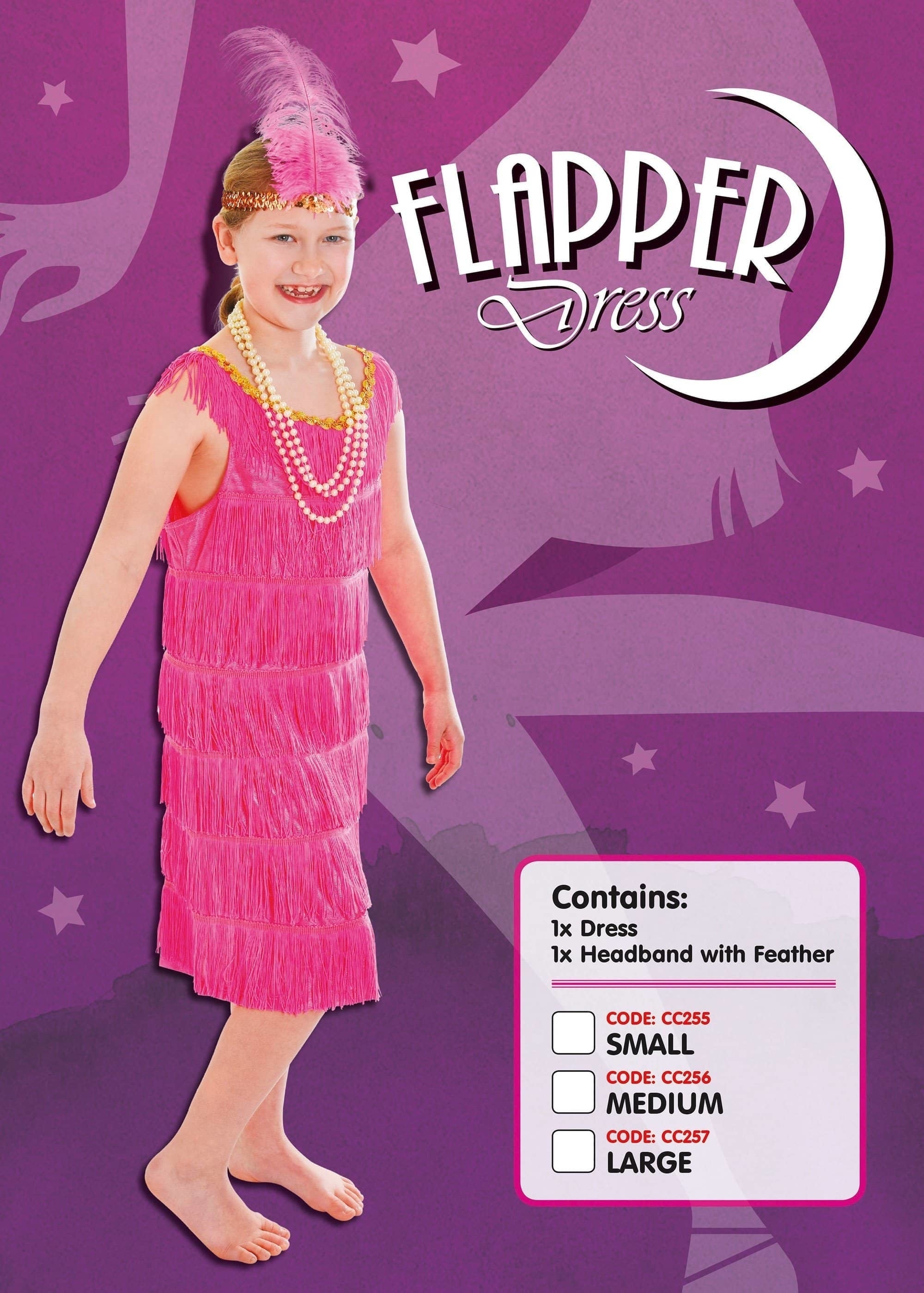 Flapper Dress Pink Childrens Costume – Mad Distribution Costumes Australia