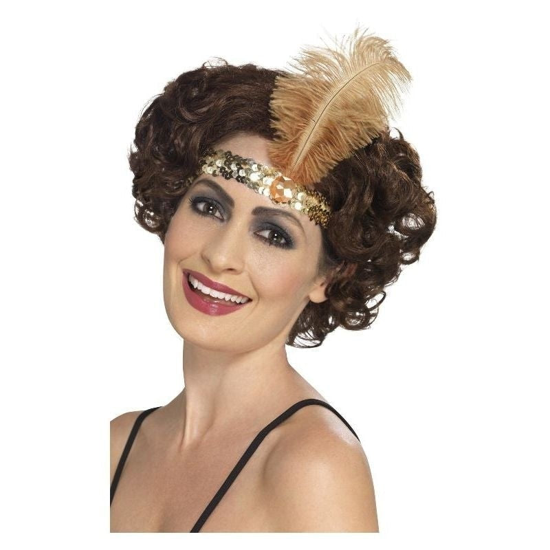 Size Chart Flapper Headband Adult Gold