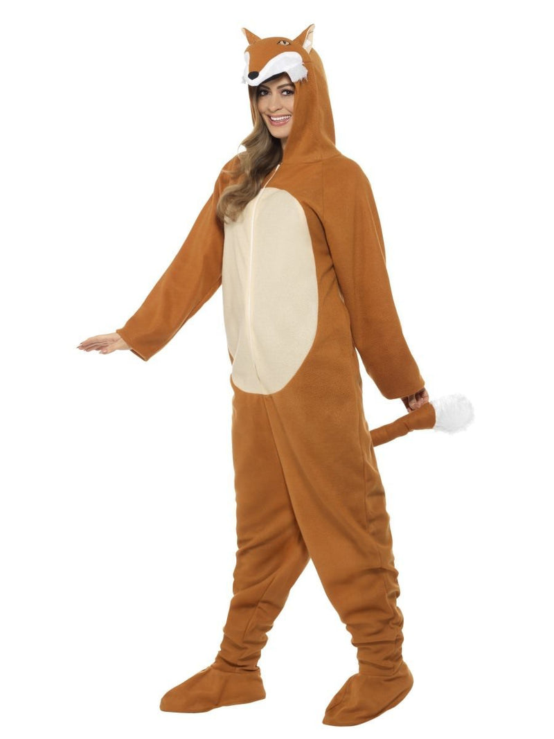 Fox Costume Adult All In One Orange_3